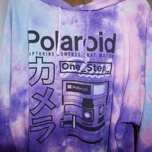 Polaroid Multi Tie Dye Fleece Hoodie